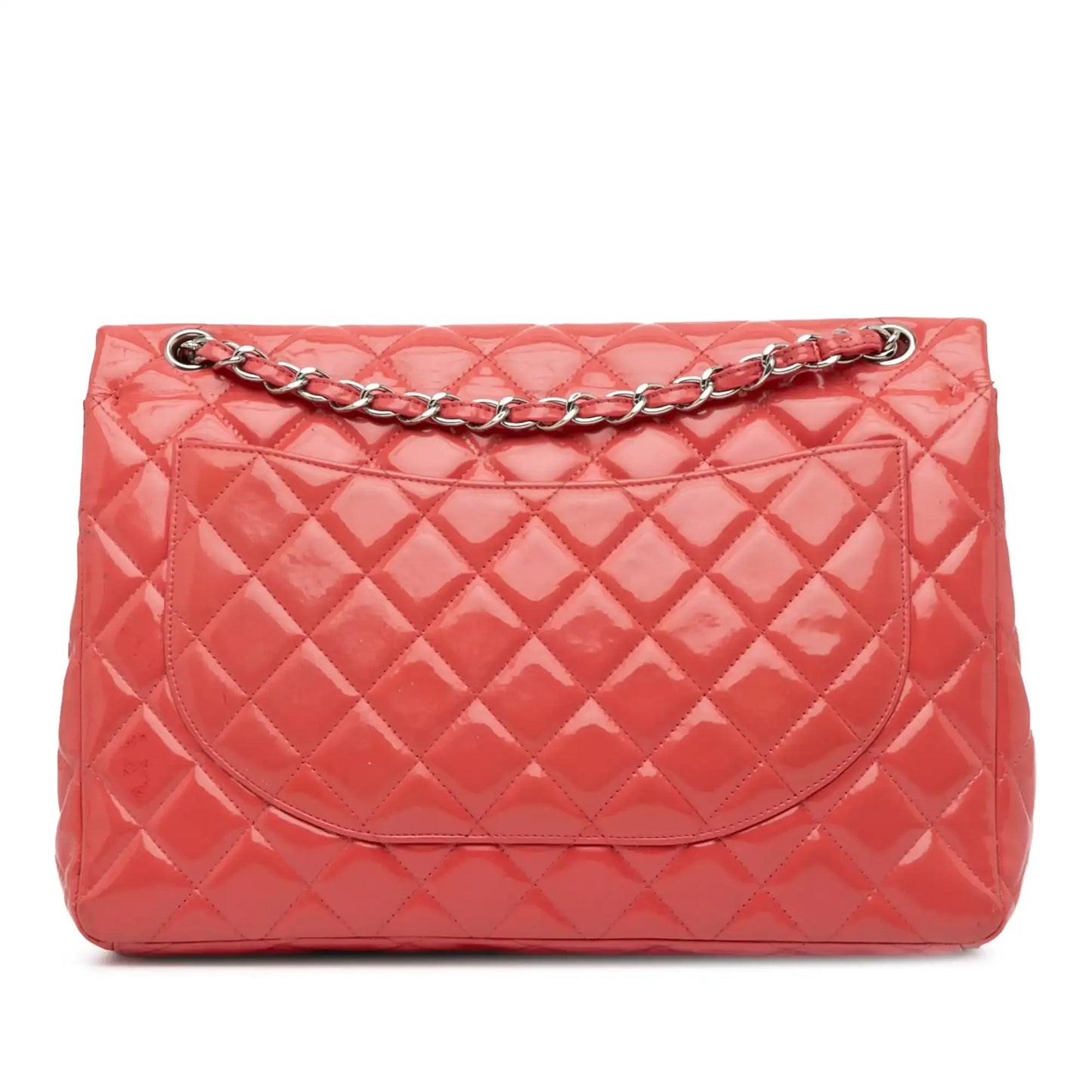 Chanel Maxi Classic Patent Double Flap