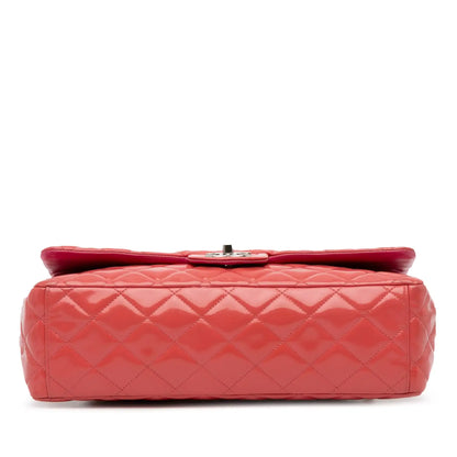 Chanel Maxi Classic Patent Double Flap
