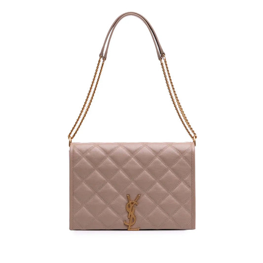 Saint Laurent Mini Quilted Lambskin Becky Chain Bag
